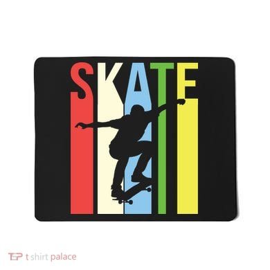 Retro Skate Logo Mousepad
