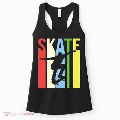 Retro Skate Logo Women's Tank Top