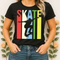 Retro Skate Logo Women's T-Shirt thumb 2