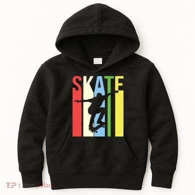 Retro Skate Logo Kids Hoodie