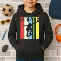 Retro Skate Logo Kids Hoodie thumb 2