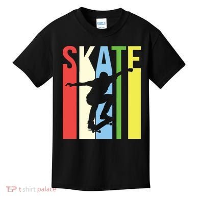 Retro Skate Logo Kids T-Shirt