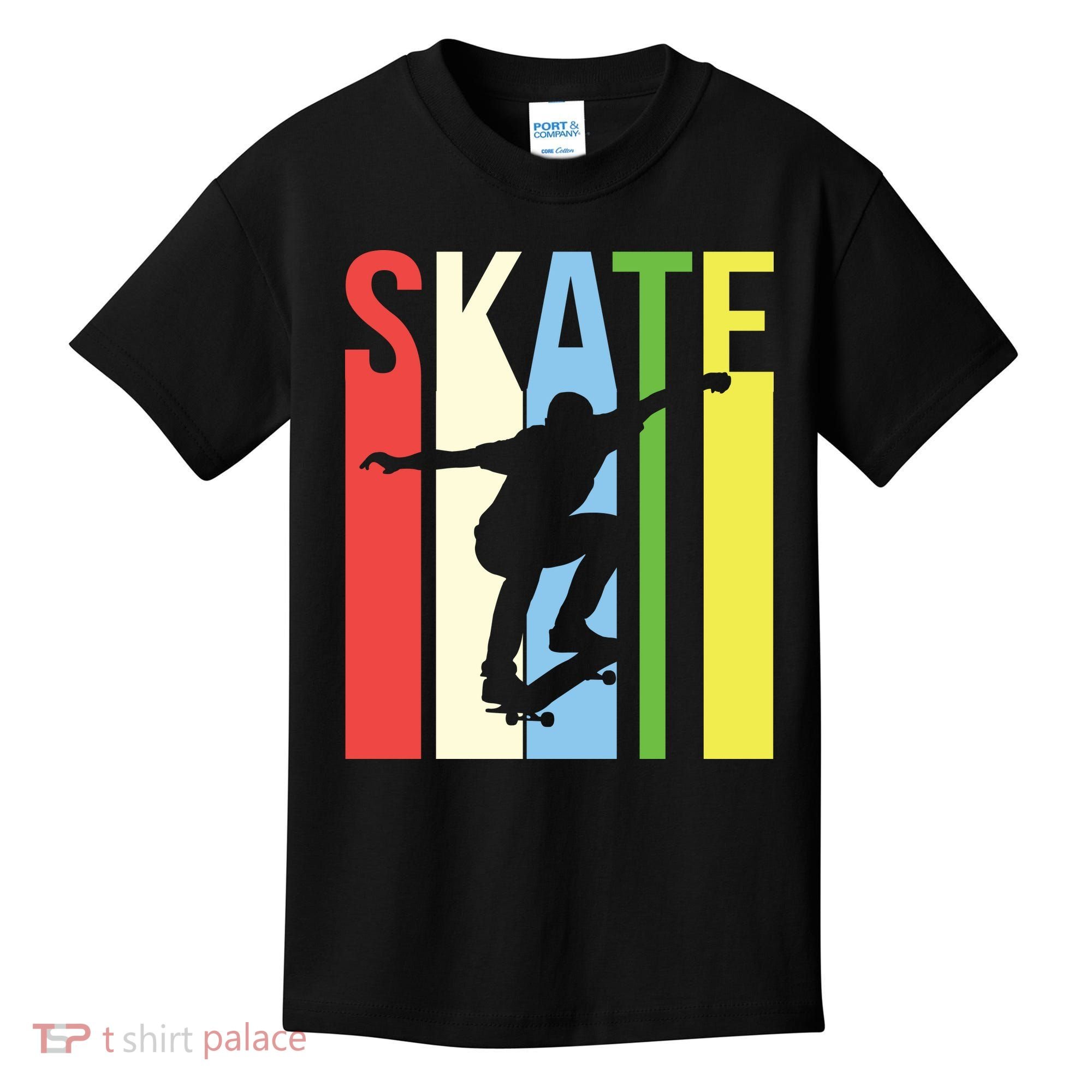 Retro Skate Logo Kids T-Shirt