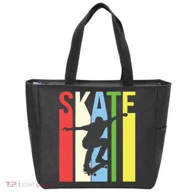 Retro Skate Logo Tote Bag