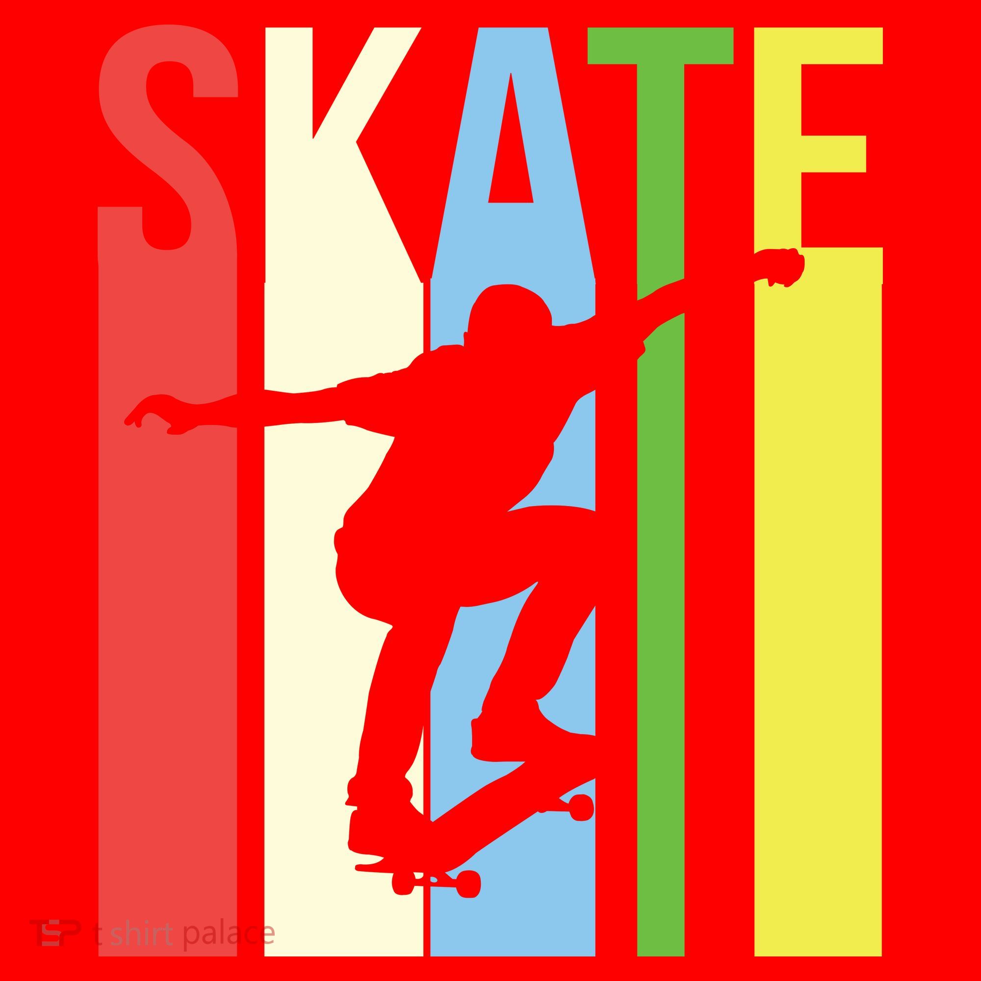 Retro Skate Logo Santa Hat