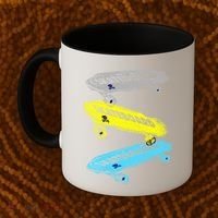 Retro Skateboards Coffee Mug thumb 2