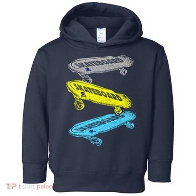 Retro Skateboards Toddler Hoodie