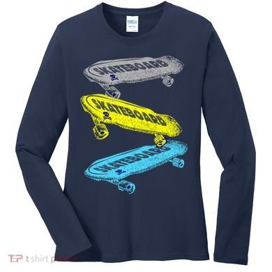Retro Skateboards Women's Long Sleeve Shirt