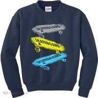 Retro Skateboards Kids Sweatshirt thumb 0