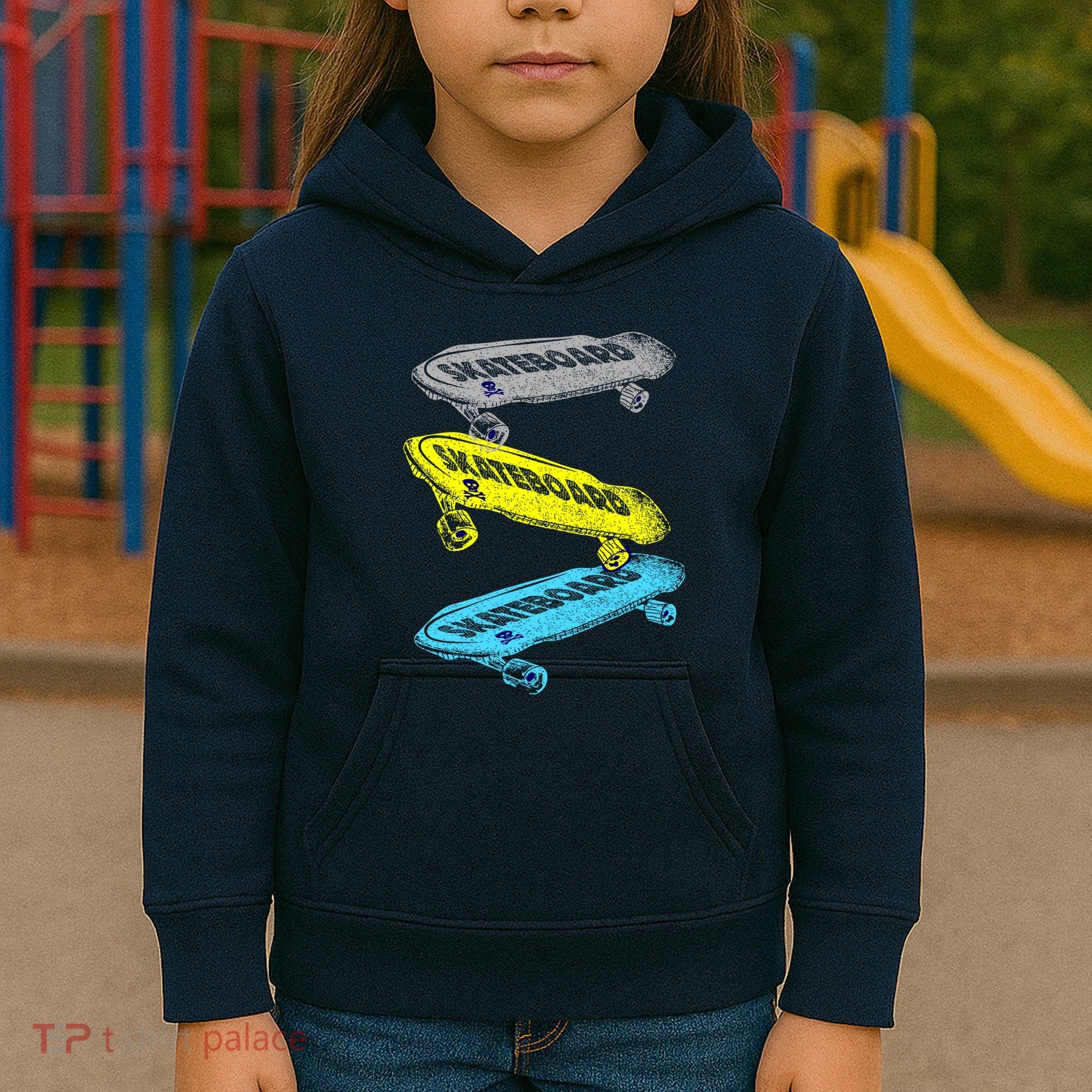 Retro Skateboards Kids Hoodie