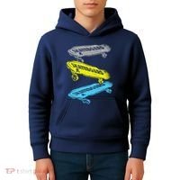 Retro Skateboards Kids Hoodie thumb 4