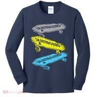 Retro Skateboards Kids Long Sleeve Shirt thumb 0