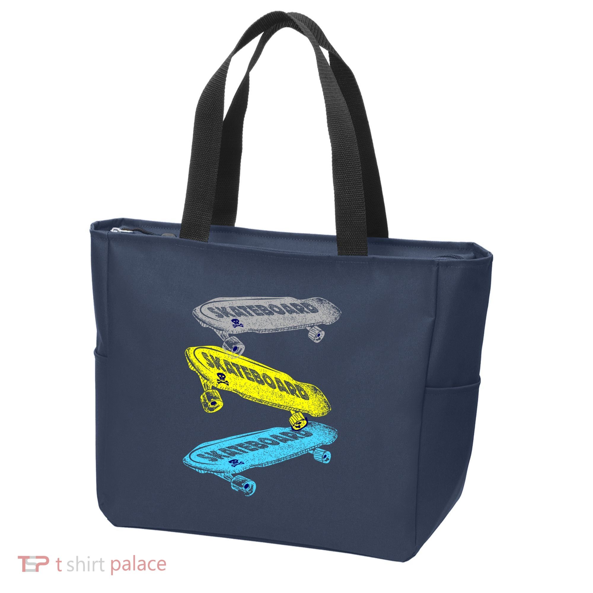 Retro Skateboards Tote Bag