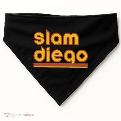 Retro Slam Diego Baseball San Fan USA-Made Doggie Bandana