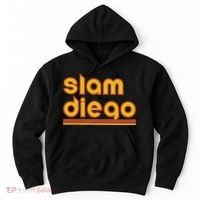 Retro Slam Diego Baseball San Fan Hoodie thumb 0