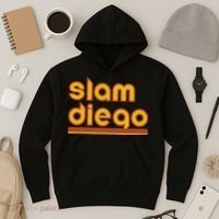 Retro Slam Diego Baseball San Fan Hoodie thumb 3