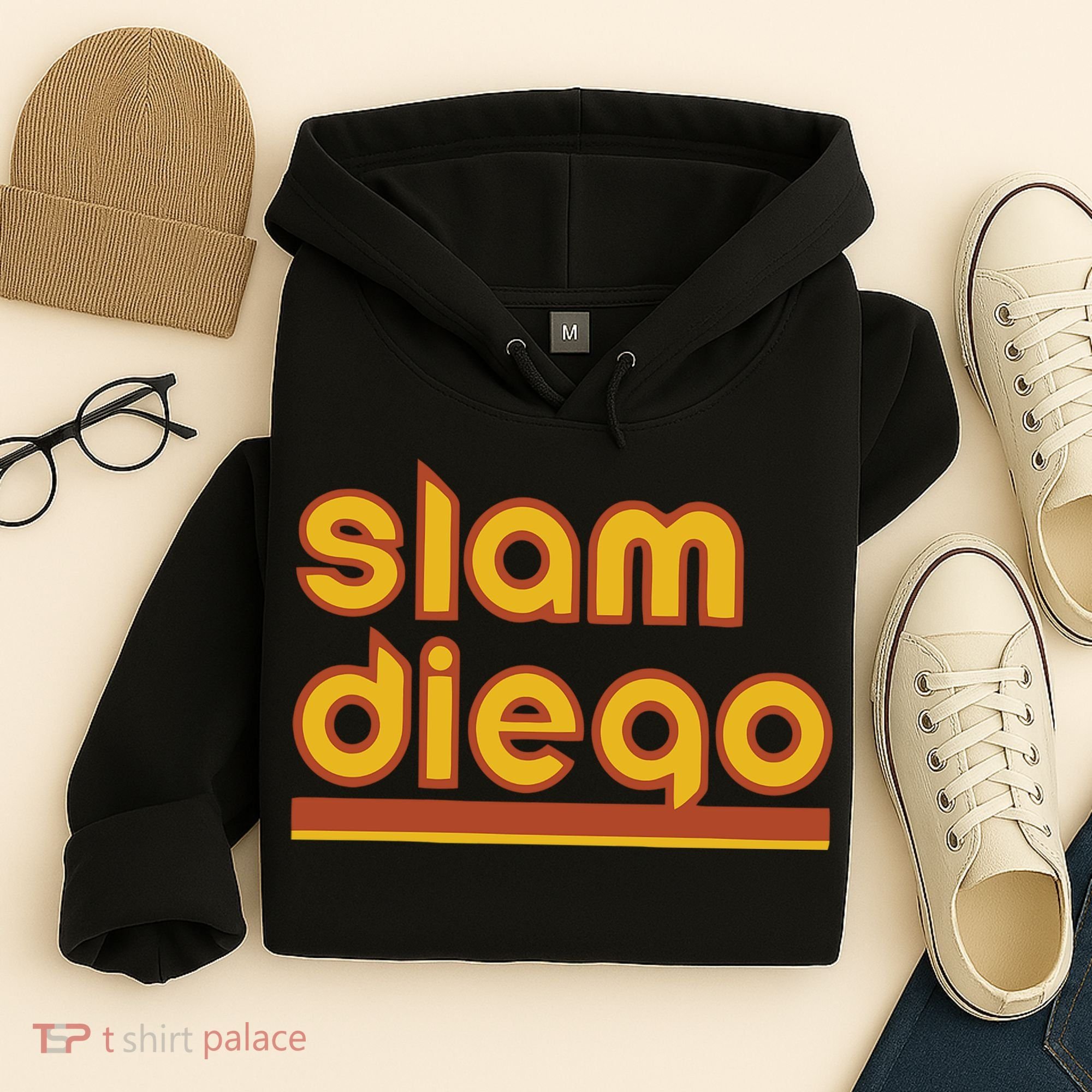 Retro Slam Diego Baseball San Fan Hoodie