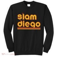 Retro Slam Diego Baseball San Fan Sweatshirt thumb 0