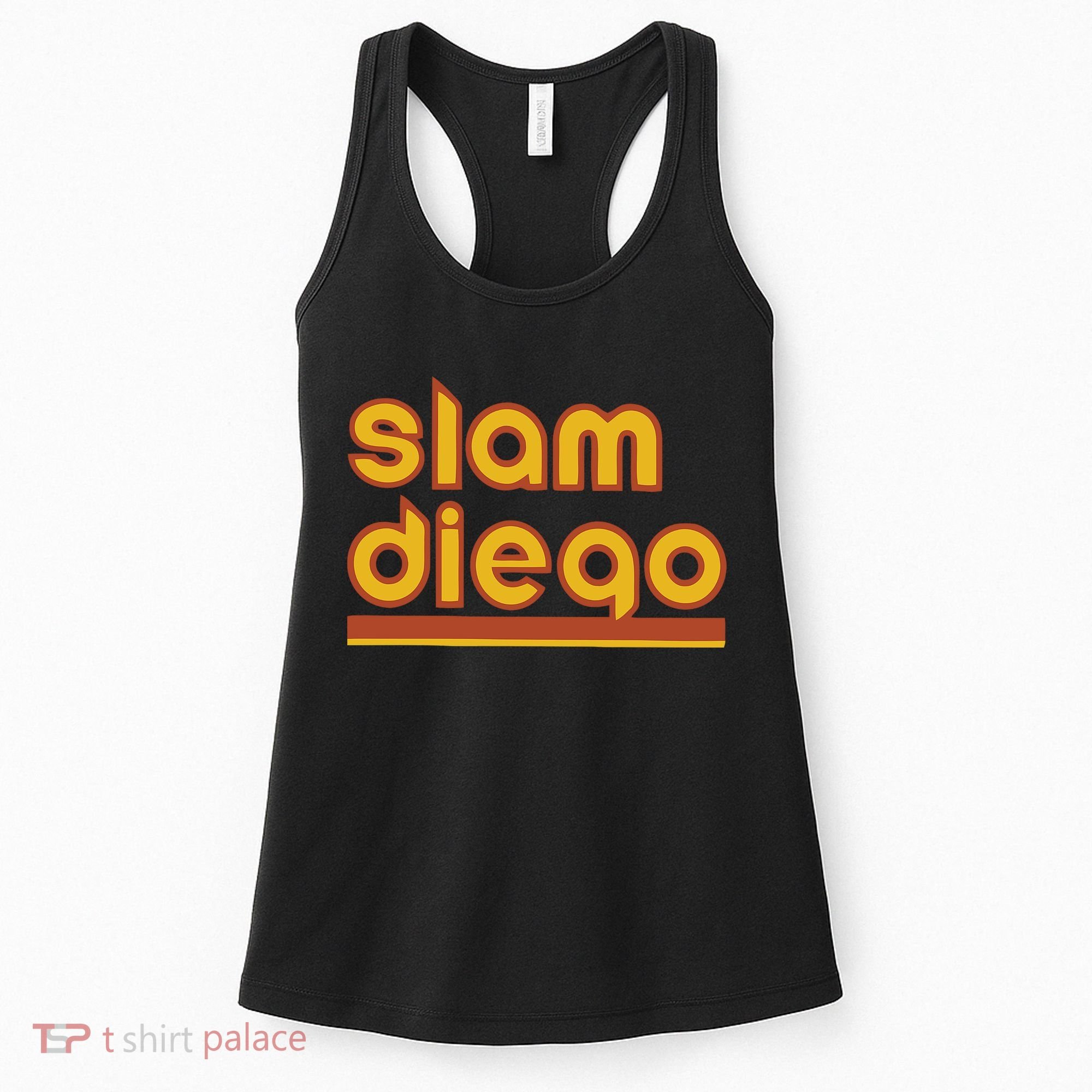 Retro Slam Diego Baseball San Fan Women's Tank Top