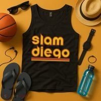 Retro Slam Diego Baseball San Fan Tank Top thumb 4