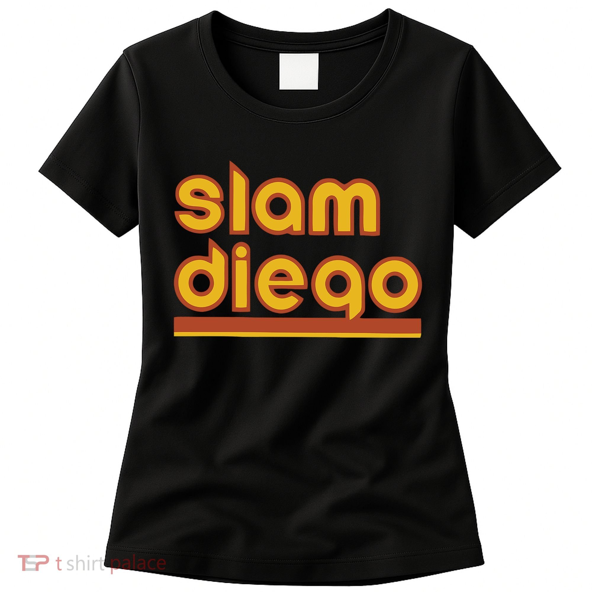 Retro Slam Diego Baseball San Fan Women's T-Shirt