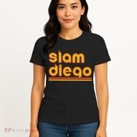 Retro Slam Diego Baseball San Fan Women's T-Shirt thumb 4