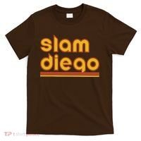 Retro Slam Diego Baseball San Fan T-Shirt thumb 0