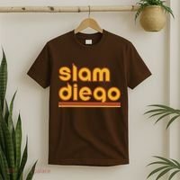 Retro Slam Diego Baseball San Fan T-Shirt thumb 2