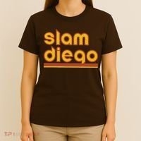 Retro Slam Diego Baseball San Fan T-Shirt thumb 4