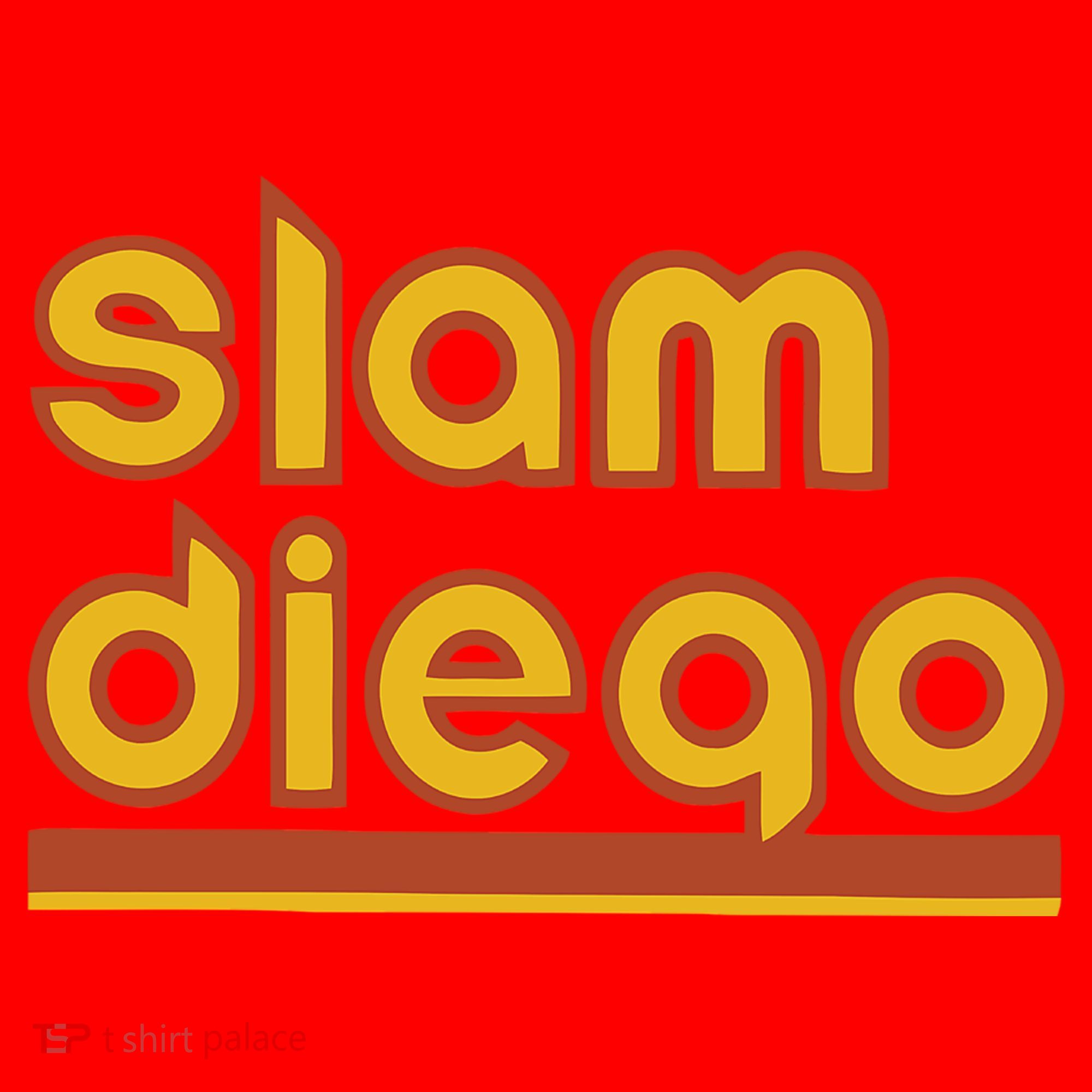 Retro Slam Diego Baseball San Fan Santa Hat