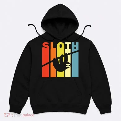 Retro Sloth Hoodie