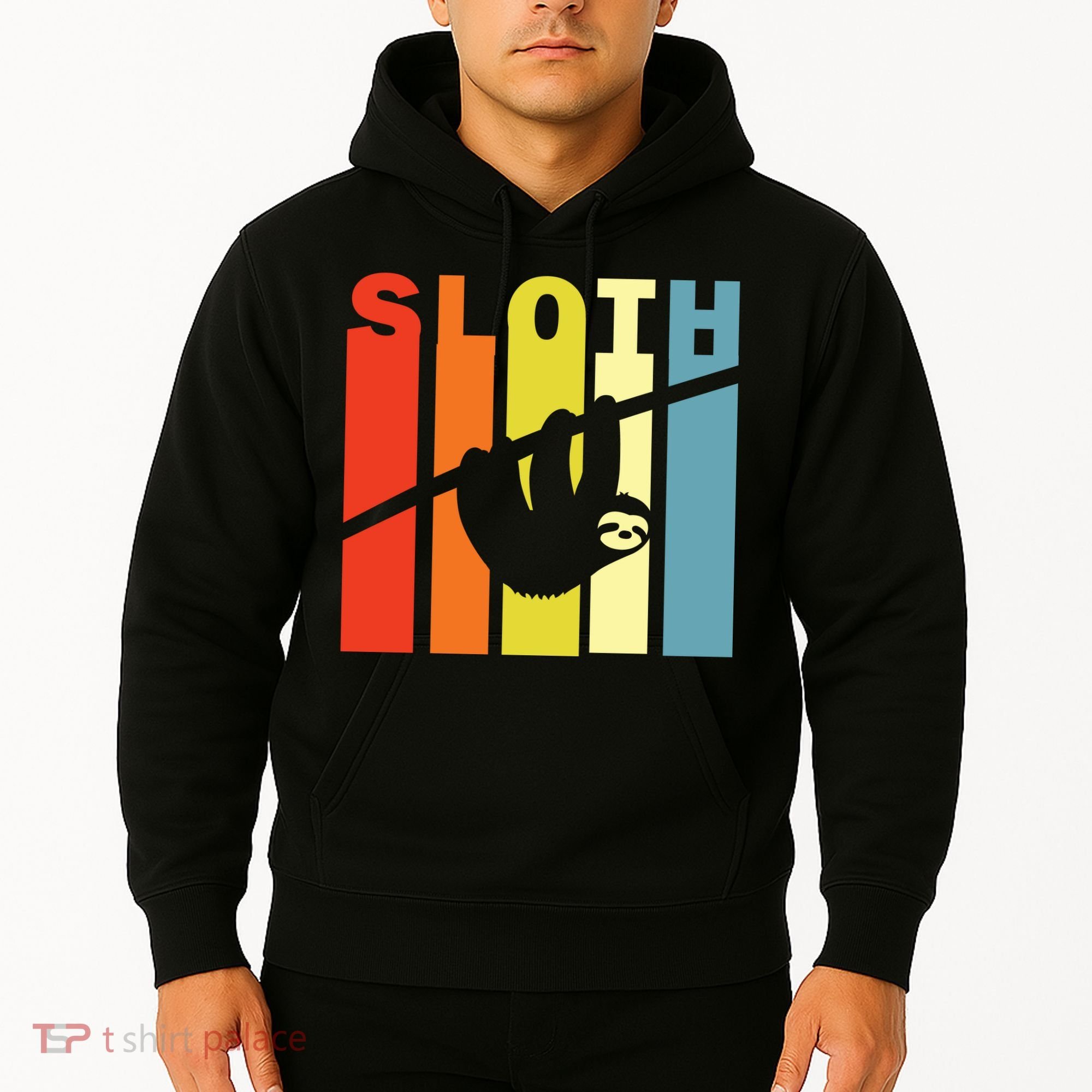 Retro Sloth Hoodie