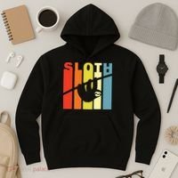 Retro Sloth Hoodie thumb 3