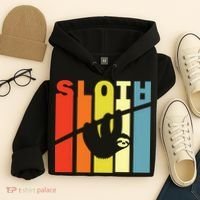 Retro Sloth Hoodie thumb 4