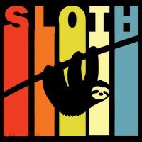 Retro Sloth Hoodie thumb 7