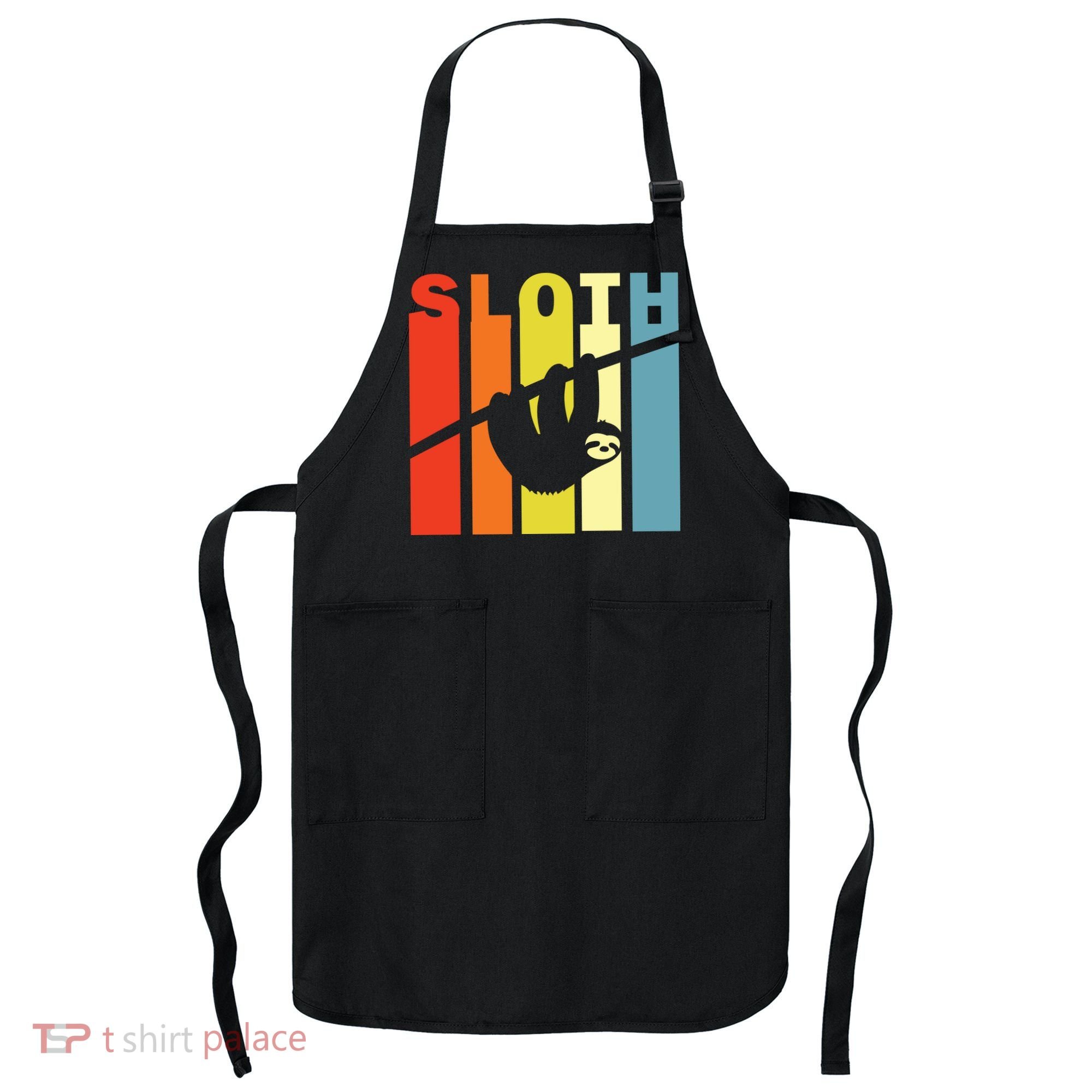 Retro Sloth Apron