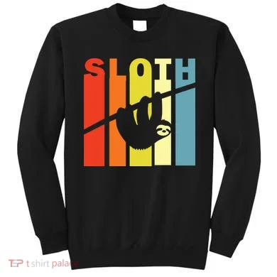 Retro Sloth Sweatshirt