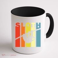 Retro Sloth Coffee Mug thumb 1