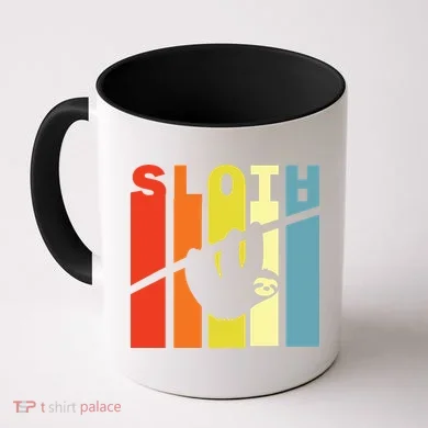 Retro Sloth Coffee Mug