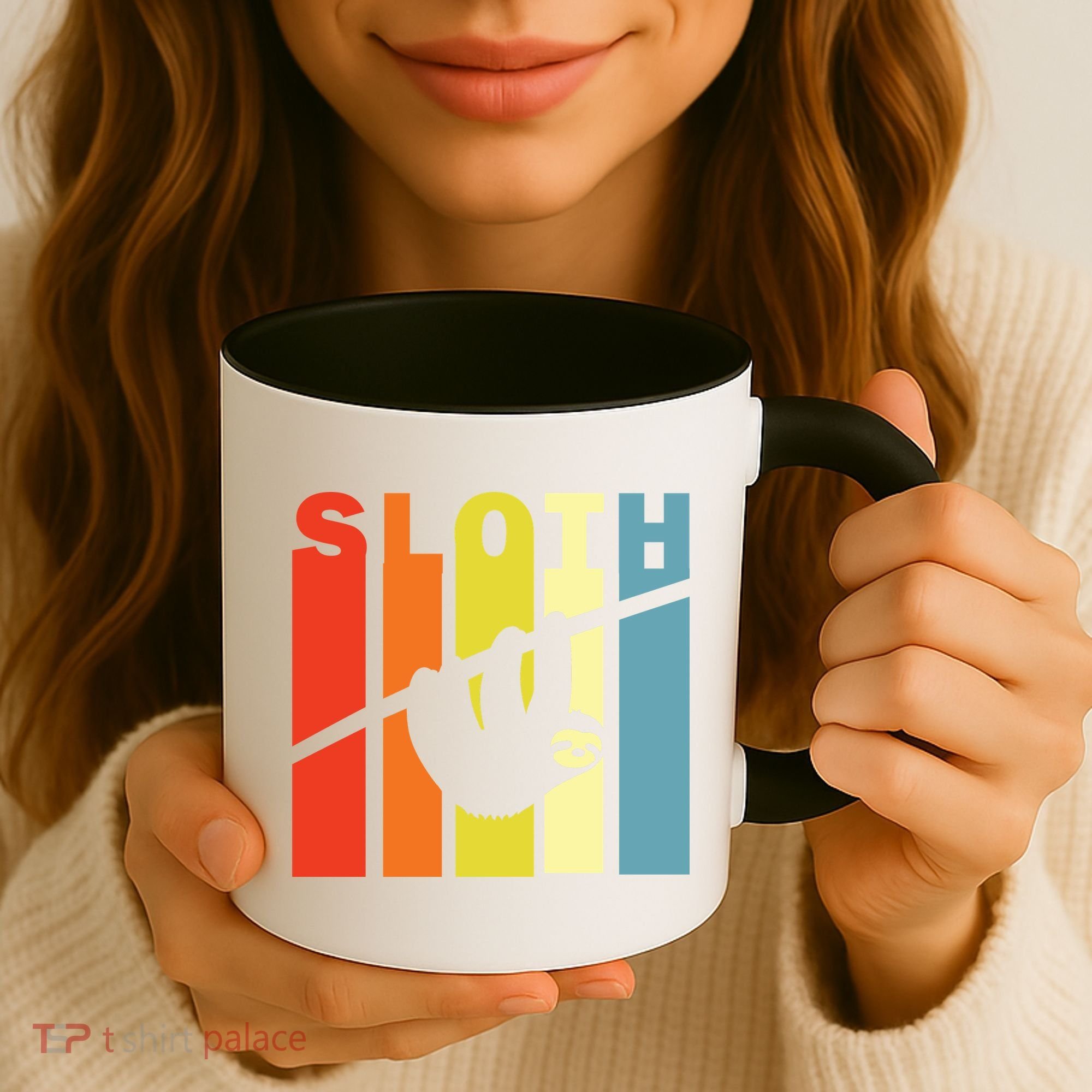 Retro Sloth Coffee Mug
