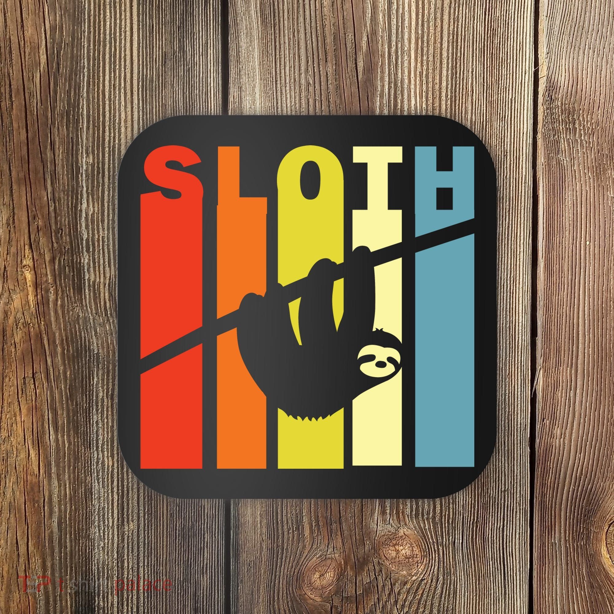 Retro Sloth Coaster