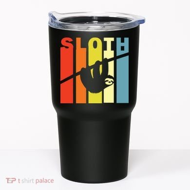 Retro Sloth Tumbler