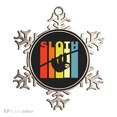 Retro Sloth Ornament