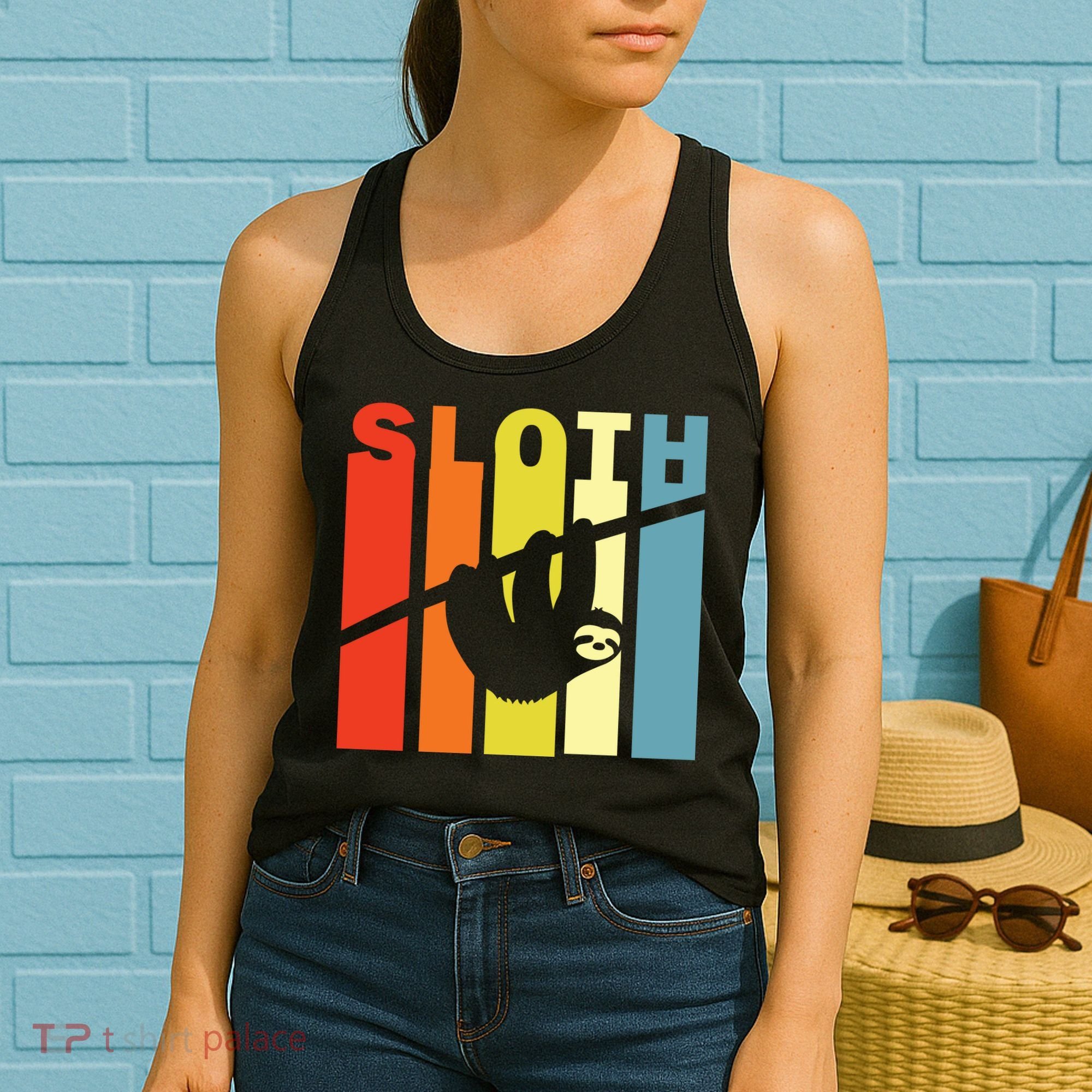 Retro Sloth Women's Tank Top