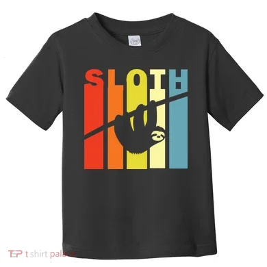 Retro Sloth Toddler T-Shirt