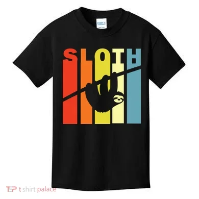 Retro Sloth Kids T-Shirt