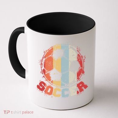 Retro Soccer Ball Coffee Mug