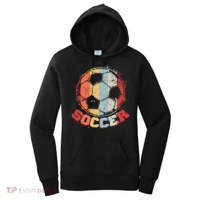 Retro Soccer Ball Women's Hoodie