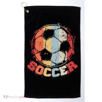 Retro Soccer Ball Golf Towel
