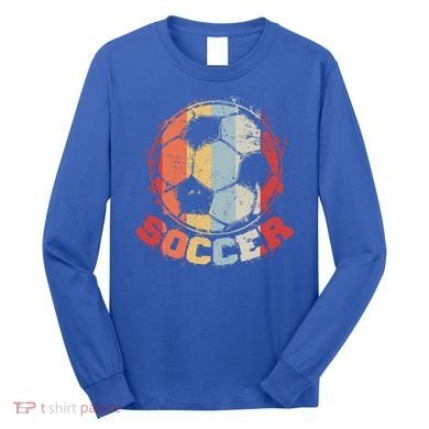 Retro Soccer Ball Long Sleeve Shirt